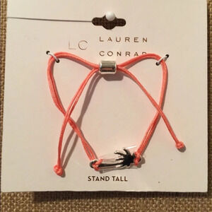 🆕 LC Lauren Conrad Orange Palm Tree Bracelet